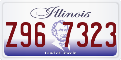 IL license plate Z967323
