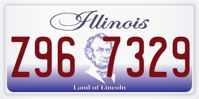 IL license plate Z967329