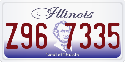 IL license plate Z967335