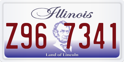 IL license plate Z967341