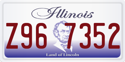 IL license plate Z967352