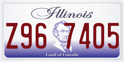 IL license plate Z967405
