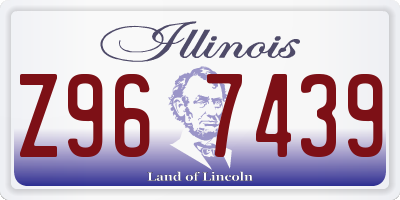 IL license plate Z967439