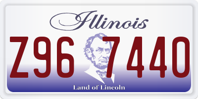 IL license plate Z967440