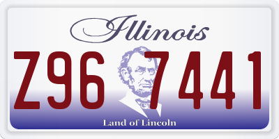 IL license plate Z967441