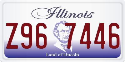 IL license plate Z967446