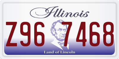 IL license plate Z967468