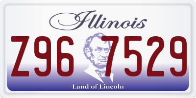 IL license plate Z967529
