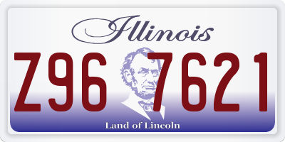 IL license plate Z967621