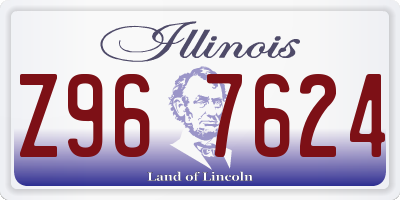 IL license plate Z967624