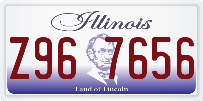 IL license plate Z967656