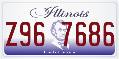 IL license plate Z967686