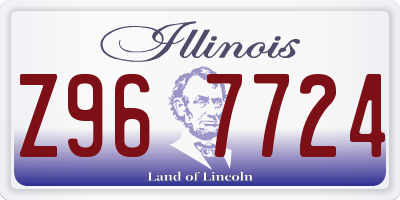 IL license plate Z967724
