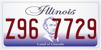 IL license plate Z967729