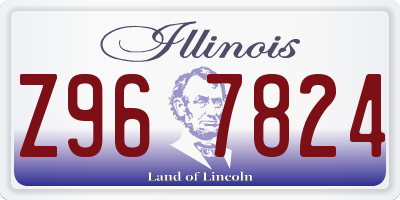 IL license plate Z967824