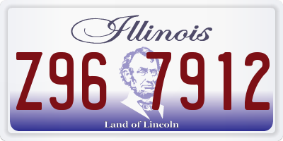 IL license plate Z967912
