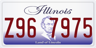 IL license plate Z967975