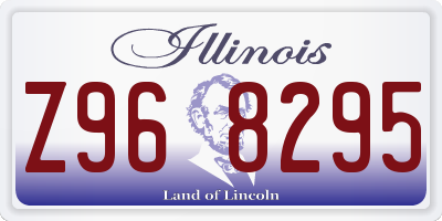IL license plate Z968295