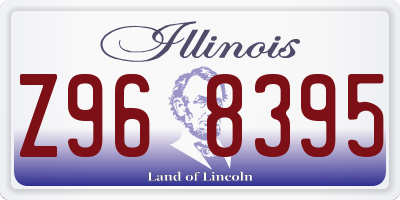 IL license plate Z968395