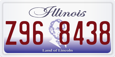 IL license plate Z968438