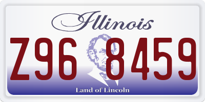 IL license plate Z968459
