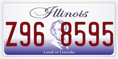 IL license plate Z968595