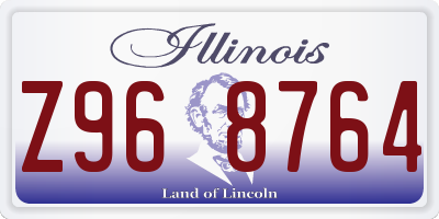 IL license plate Z968764