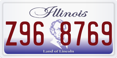 IL license plate Z968769