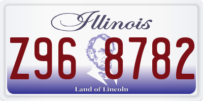 IL license plate Z968782