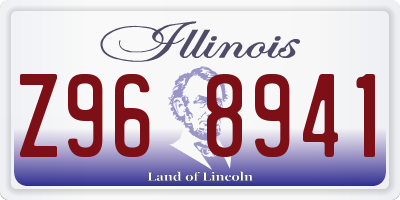 IL license plate Z968941