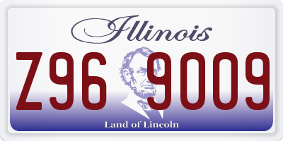 IL license plate Z969009