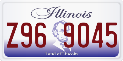 IL license plate Z969045