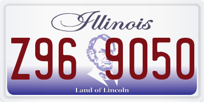 IL license plate Z969050