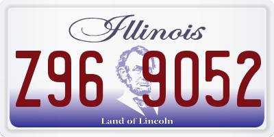 IL license plate Z969052