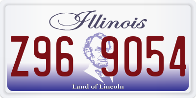 IL license plate Z969054