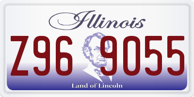 IL license plate Z969055