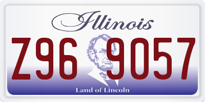 IL license plate Z969057