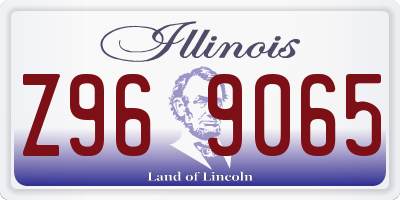 IL license plate Z969065