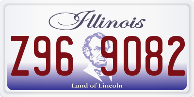 IL license plate Z969082
