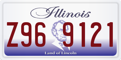 IL license plate Z969121