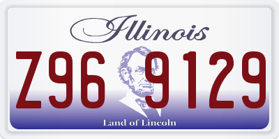 IL license plate Z969129