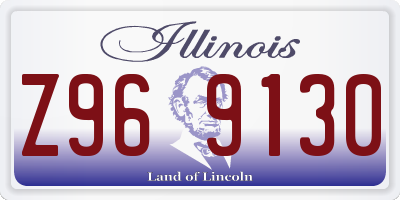 IL license plate Z969130