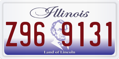 IL license plate Z969131