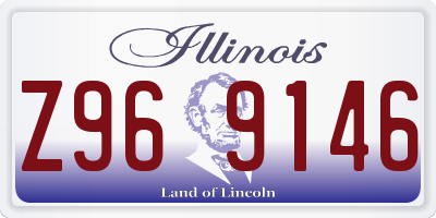 IL license plate Z969146