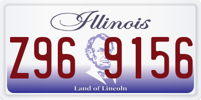 IL license plate Z969156