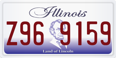 IL license plate Z969159