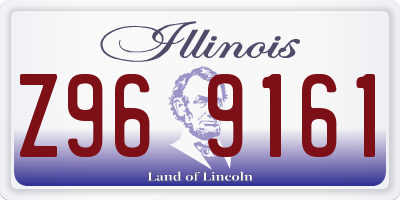 IL license plate Z969161