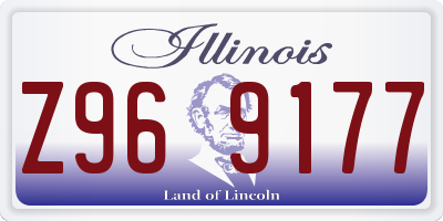 IL license plate Z969177