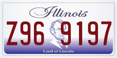 IL license plate Z969197