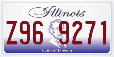 IL license plate Z969271